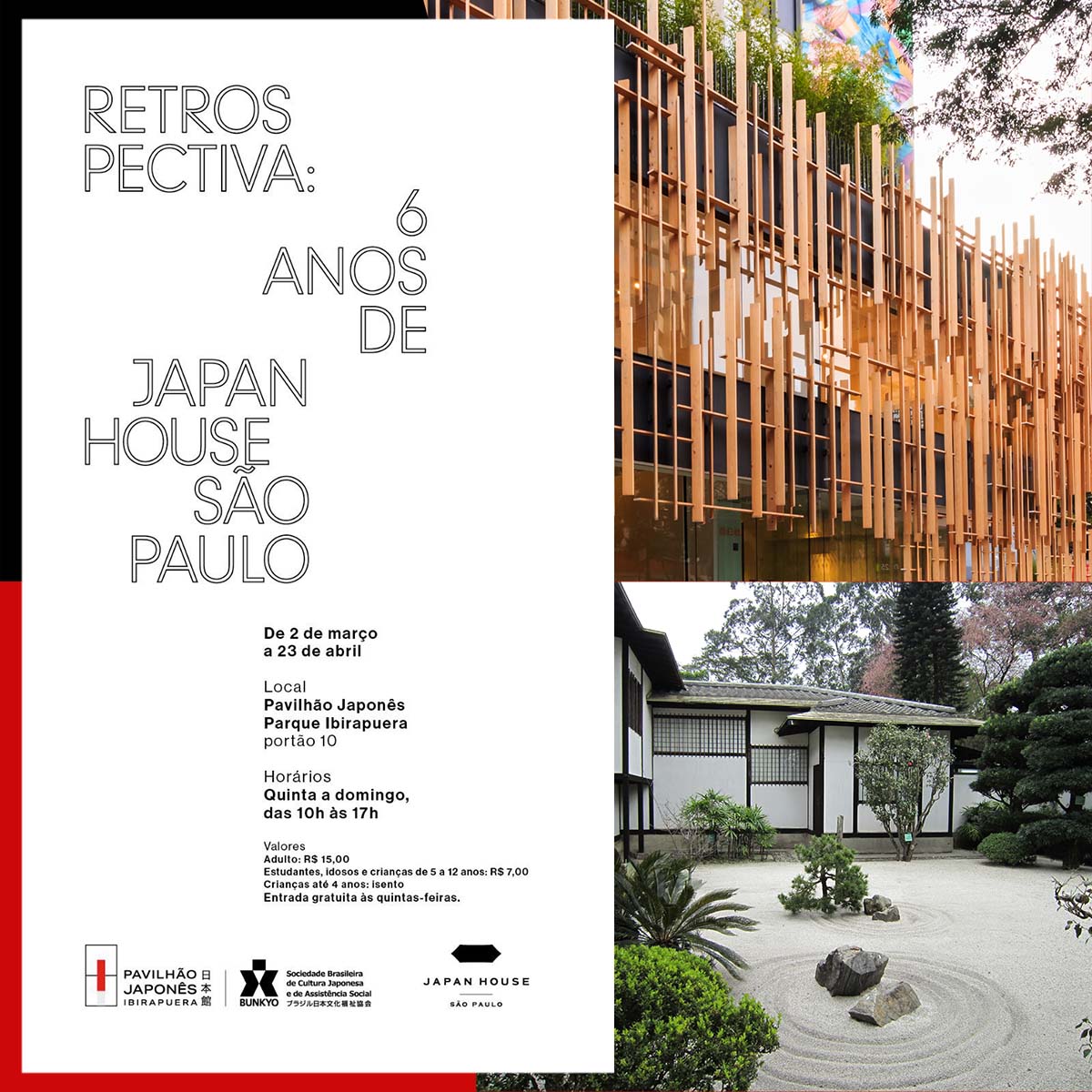 Pavilhão Japonês do Parque Ibirapuera recebe exposição inédita sobre a